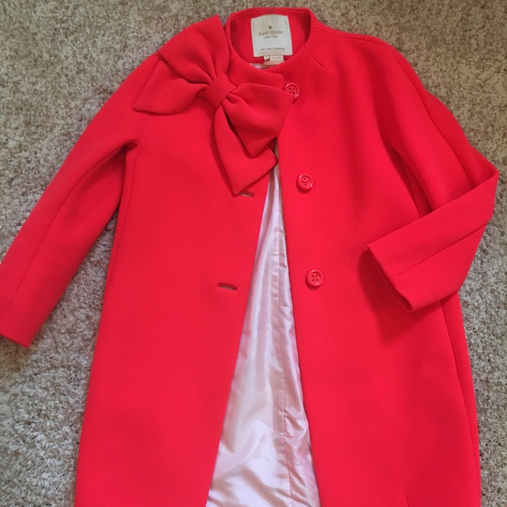 Kate Spade Dorothy Coat in Geranium Size 0 - Picture 4 of 8